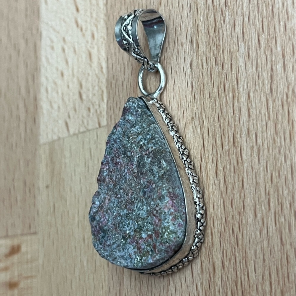 Desert Druzy Teardrop Pendant